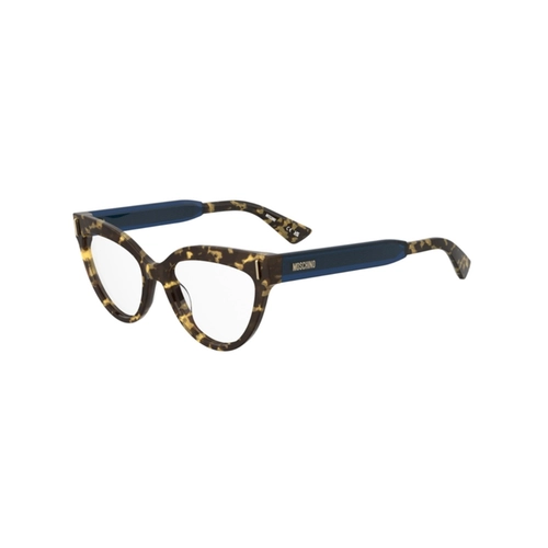 Óculos de Grau Moschino MOS661 IPR 5317 R Acetato Marrom Mesclado e Azul