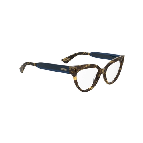 Óculos de Grau Moschino MOS661 IPR 5317 R Acetato Marrom Mesclado e Azul