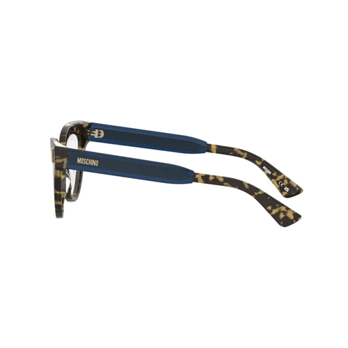 Óculos de Grau Moschino MOS661 IPR 5317 R Acetato Marrom Mesclado e Azul