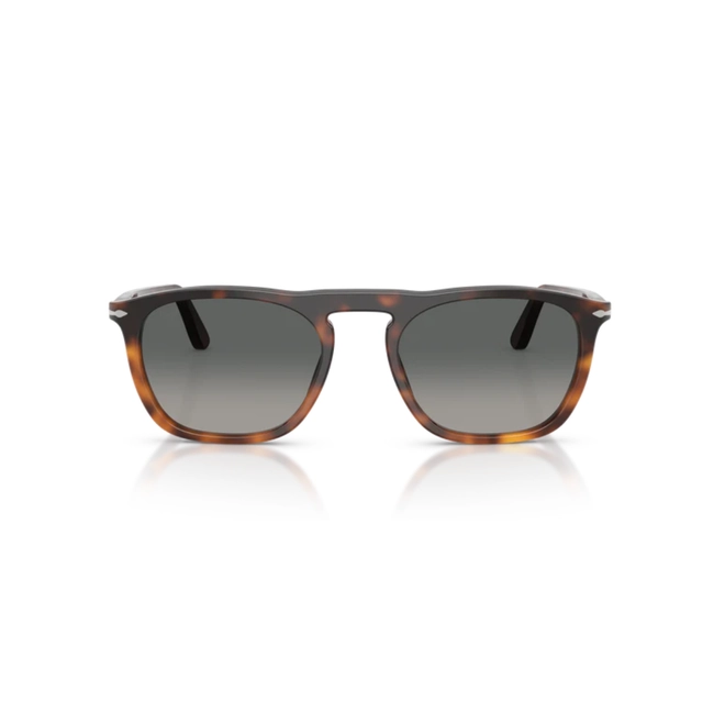 Óculos de Sol Persol 0PO3391S 11607155 Acetato Marrom Mesclado Polido com lentes na cor Cinza Degradê 2