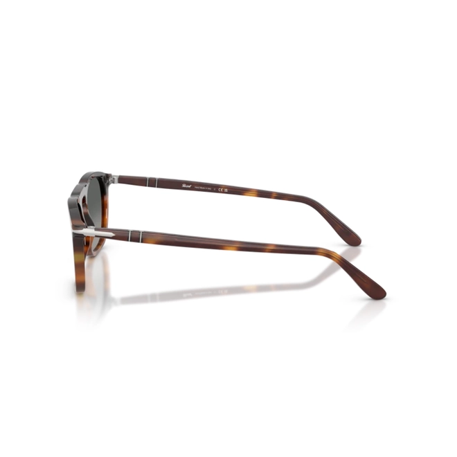 Óculos de Sol Persol 0PO3391S 11607155 Acetato Marrom Mesclado Polido com lentes na cor Cinza Degradê 3