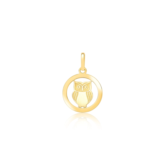 Pingente de Formatura redondo ouro 18k Grau Pedagogia 1