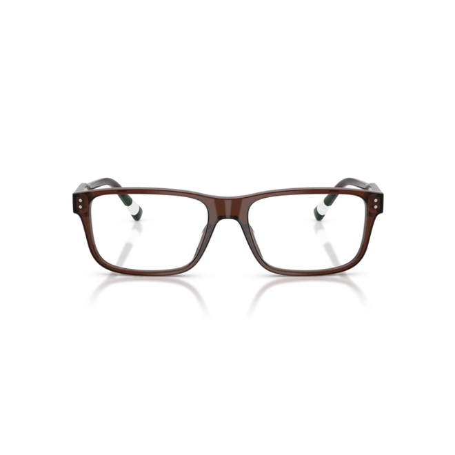 Óculos de Grau Polo Ralph Lauren 0PH2302U 6315 57 Acetato Marrom Transparente 2