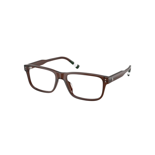 Óculos de Grau Polo Ralph Lauren 0PH2302U 6315 57 Acetato Marrom Transparente