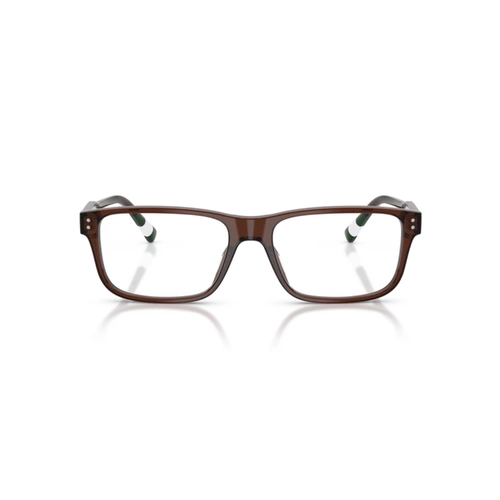 Óculos de Grau Polo Ralph Lauren 0PH2302U 6315 57 Acetato Marrom Transparente