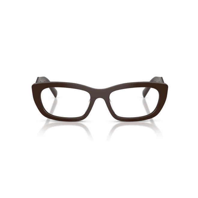 Óculos de Grau Prada 0PR D09V 27I1O154 Acetato Marrom Polido 2