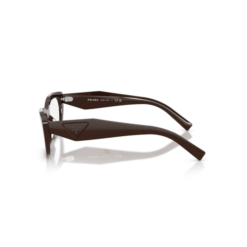 Óculos de Grau Prada 0PR D09V 27I1O154 Acetato Marrom Polido