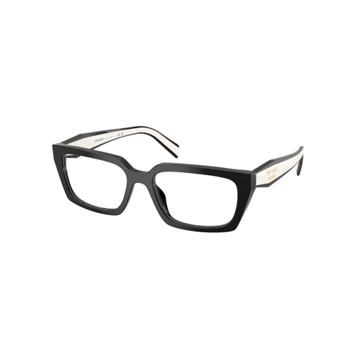 Óculos de Grau Prada 0PR D05V 20G1O155 Acetato Preto Polido