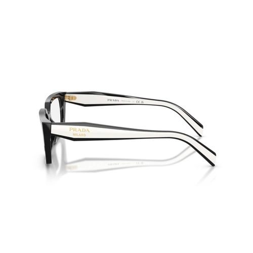 Óculos de Grau Prada 0PR D05V 20G1O155 Acetato Preto Polido