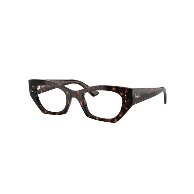 Óculos de Grau Ray-Ban Kat 0RX7330 8320 52 Acetato Marrom Mesclado 1