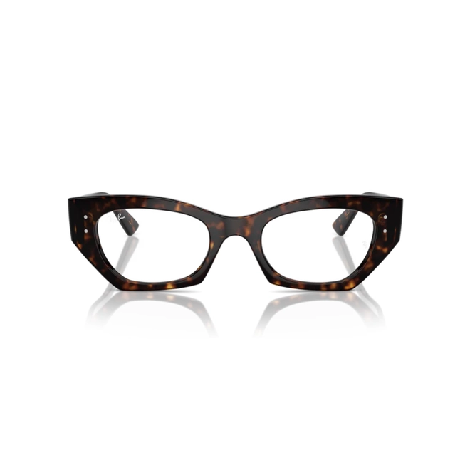 Óculos de Grau Ray-Ban Kat 0RX7330 8320 52 Acetato Marrom Mesclado 2