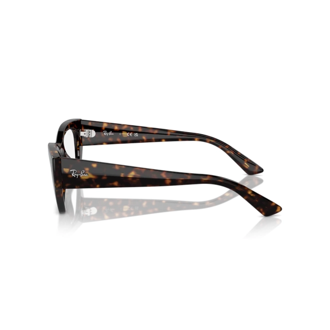 Óculos de Grau Ray-Ban Kat 0RX7330 8320 52 Acetato Marrom Mesclado 3