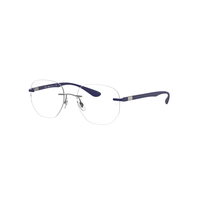 Óculos de Grau Ray-Ban 0RX8766 1216 51 Titânio Prata 1