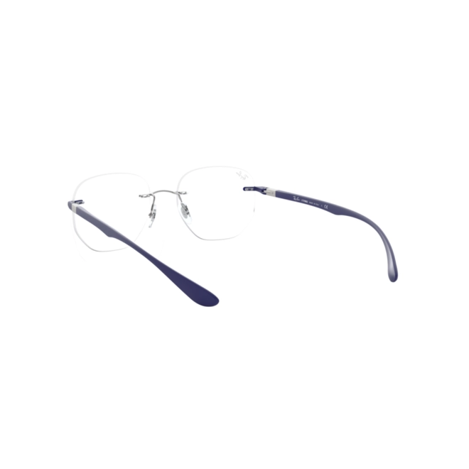 Óculos de Grau Ray-Ban 0RX8766 1216 51 Titânio Prata 5