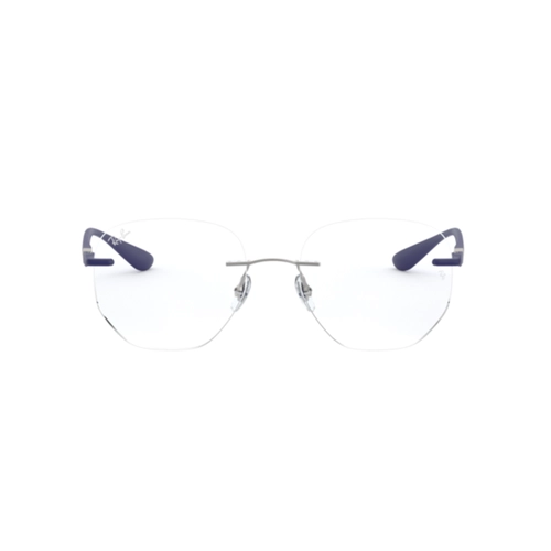 Óculos de Grau Ray-Ban 0RX8766 1216 51 Titânio Prata