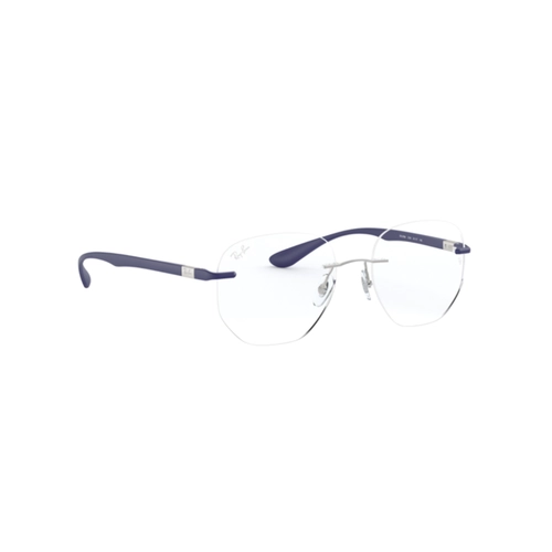Óculos de Grau Ray-Ban 0RX8766 1216 51 Titânio Prata