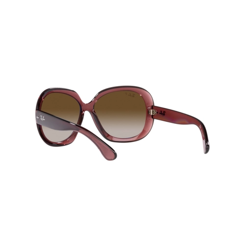 Óculos de Sol Ray-Ban 0RB4098 6593T560 Nylon Marrom Transparente com lentes na cor Marrom Degradê Cinza Polarizado