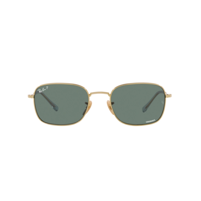 Óculos de Sol Ray-Ban 0RB3706 001/O957 Metal Dourado com lentes na cor Verde Escuro Polarizado 2