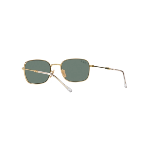Óculos de Sol Ray-Ban 0RB3706 001/O957 Metal Dourado com lentes na cor Verde Escuro Polarizado