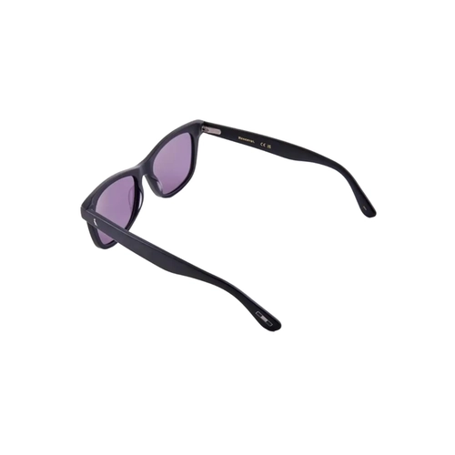 Óculos de Sol Reserva RSV6019S 002 54 Acetato Preto Fosco com lentes na cor Azul