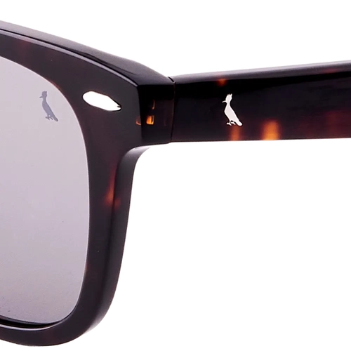 Óculos de Sol Reserva RSV6019S 215 54 Acetato Marrom Mesclado e Preto com lentes na cor Cinza
