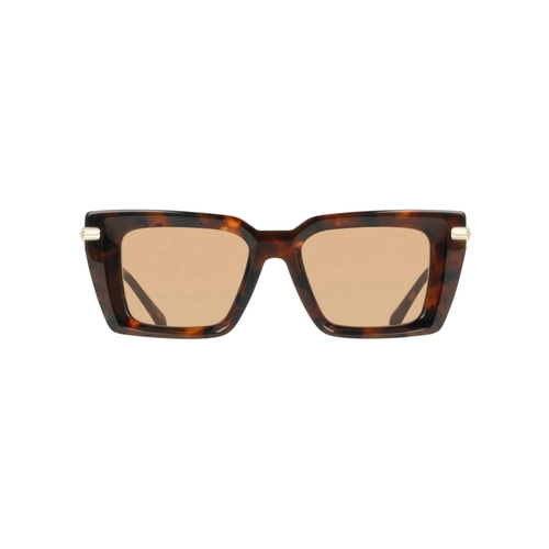 Óculos de Sol Salvatore Ferragamo SF2089S 240 52 Acetato Marrom Mesclado com lentes na cor Marrom