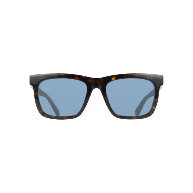 Óculos de Sol Salvatore Ferragamo SF2113S 242 55 Acetato Marrom Mesclado com lentes na cor Azul 2