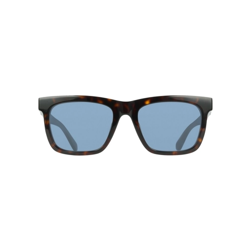 Óculos de Sol Salvatore Ferragamo SF2113S 242 55 Acetato Marrom Mesclado com lentes na cor Azul