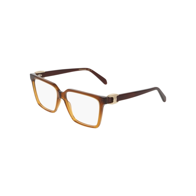 Óculos de Grau Salvatore Ferragamo SF3059 266 56 Acetato Marrom Mesclado 1
