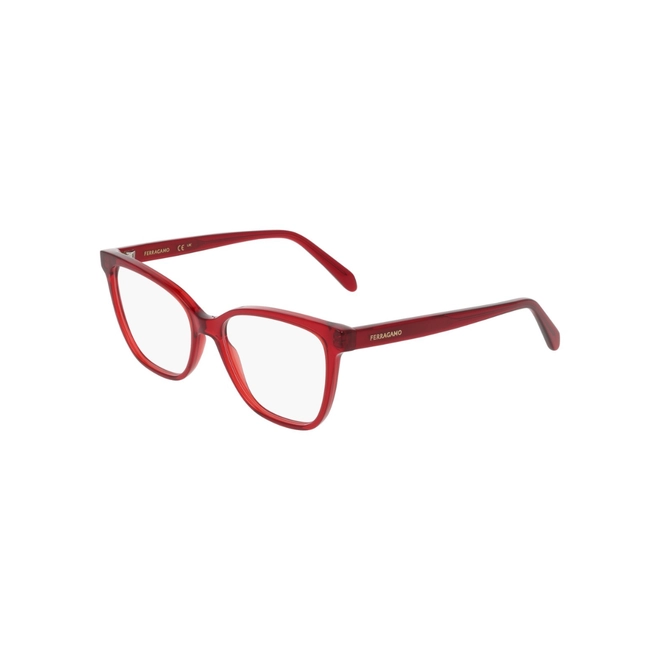 Óculos de Grau Salvatore Ferragamo SF3062 612 54 Acetato Vermelho 1