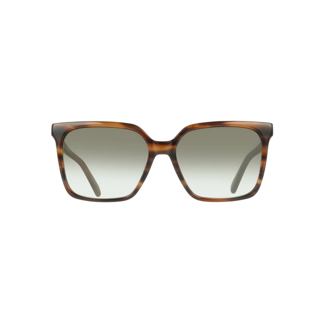 Óculos de Sol Salvatore Ferragamo SF2102S 216 57 Acetato Marrom Mesclado com lentes na cor Marrom 2