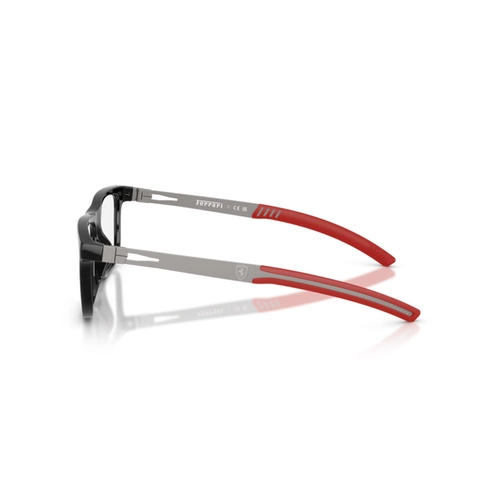 Óculos de Grau Scuderia Ferrari 0FZ8026U 501 57 Acetato Preto Polido