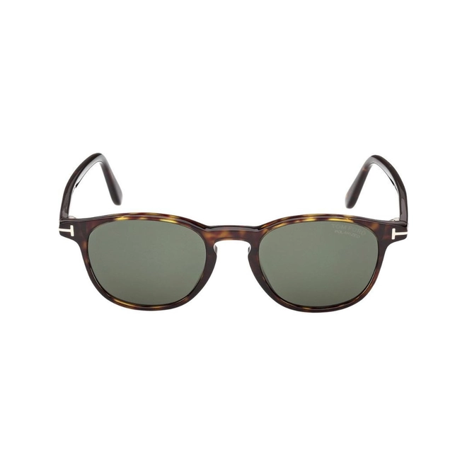 Óculos de Sol Tom Ford FT1302_5052R Acetato Marrom Mesclado com lentes na cor Verde Polarizado 2