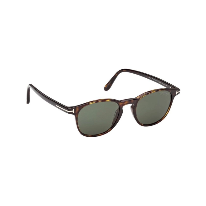 Óculos de Sol Tom Ford FT1302_5052R Acetato Marrom Mesclado com lentes na cor Verde Polarizado 3