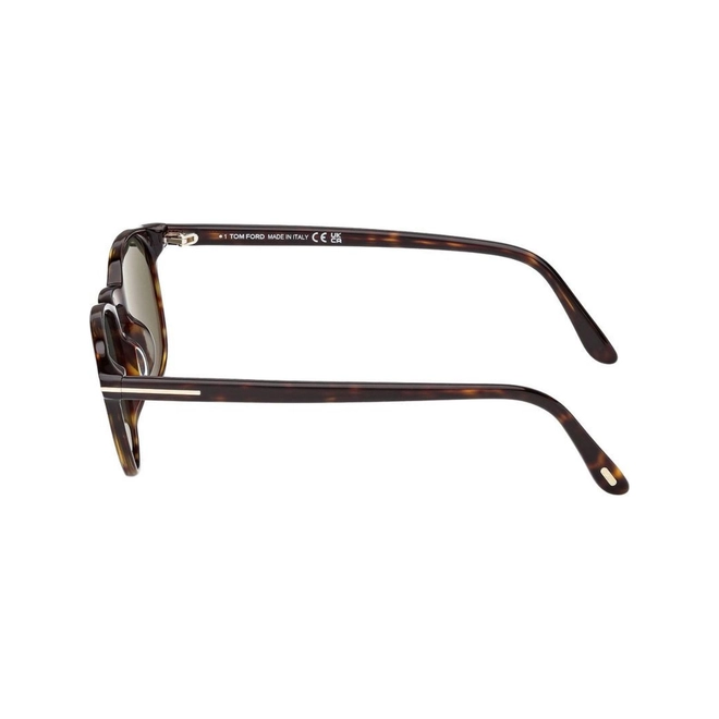 Óculos de Sol Tom Ford FT1302_5052R Acetato Marrom Mesclado com lentes na cor Verde Polarizado 4