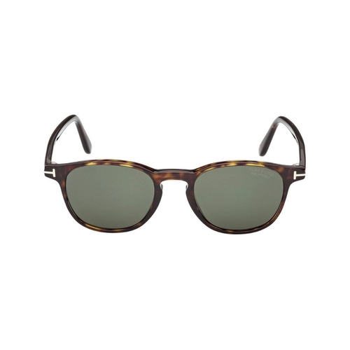 Óculos de Sol Tom Ford FT1302_5052R Acetato Marrom Mesclado com lentes na cor Verde Polarizado