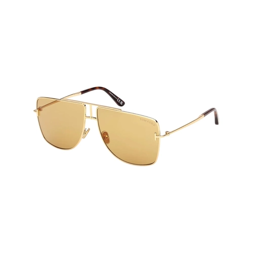 Óculos de Sol Tom Ford FT1307_5930E Metal Dourado com lentes na cor Amarelo