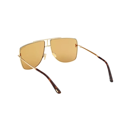 Óculos de Sol Tom Ford FT1307_5930E Metal Dourado com lentes na cor Amarelo