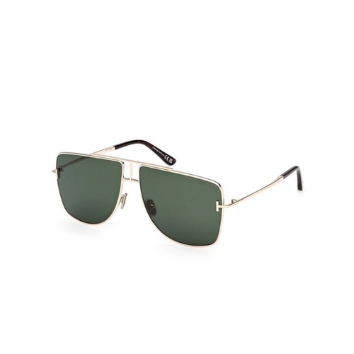 Óculos de Sol Tom Ford FT1307_5928N Metal Dourado com lentes na cor Verde
