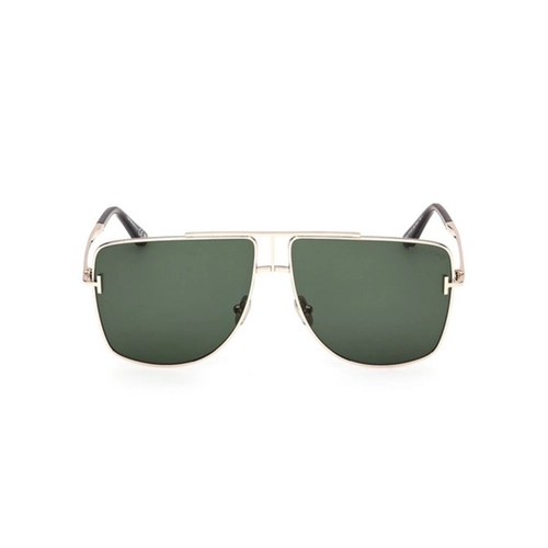 Óculos de Sol Tom Ford FT1307_5928N Metal Dourado com lentes na cor Verde