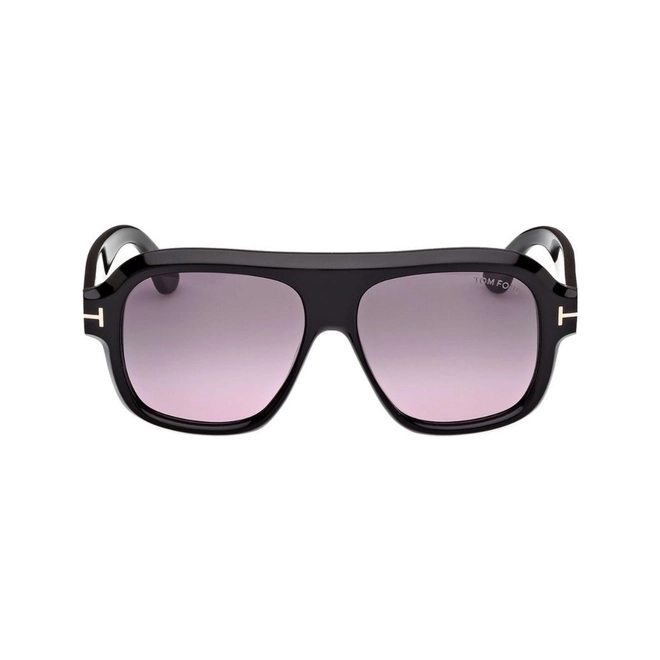 Óculos de Sol Tom Ford FT1324_5601B Acetato Preto com lentes na cor Fumê 2