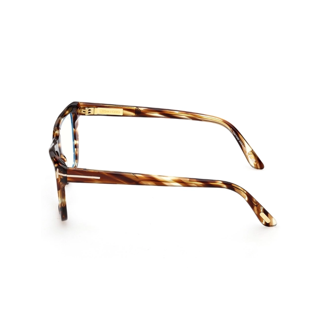 Óculos de Grau Tom Ford FT6047-B_54055 Acetato Marrom Mesclado 4