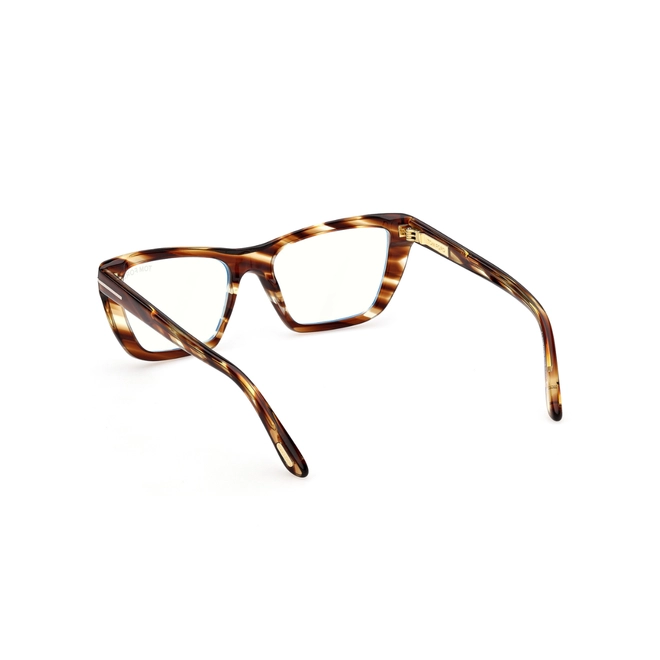Óculos de Grau Tom Ford FT6047-B_54055 Acetato Marrom Mesclado 5