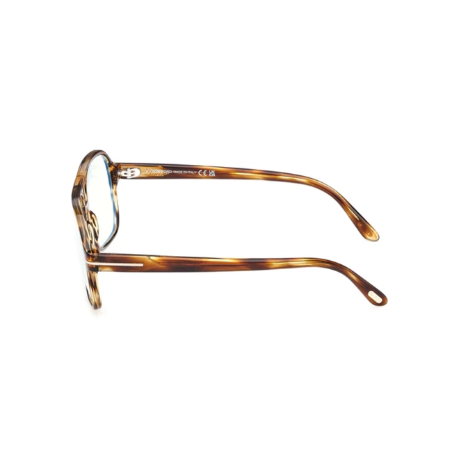 Óculos de Grau Tom Ford FT6058-B_58055 Acetato Marrom Mesclado 3