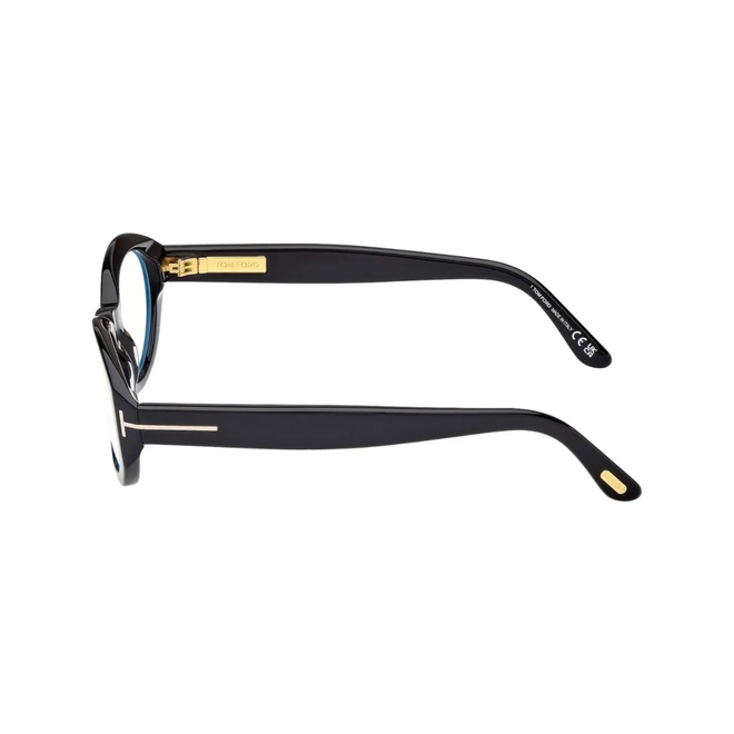 Óculos de Grau Tom Ford FT6067-B_54001 Acetato Preto 3