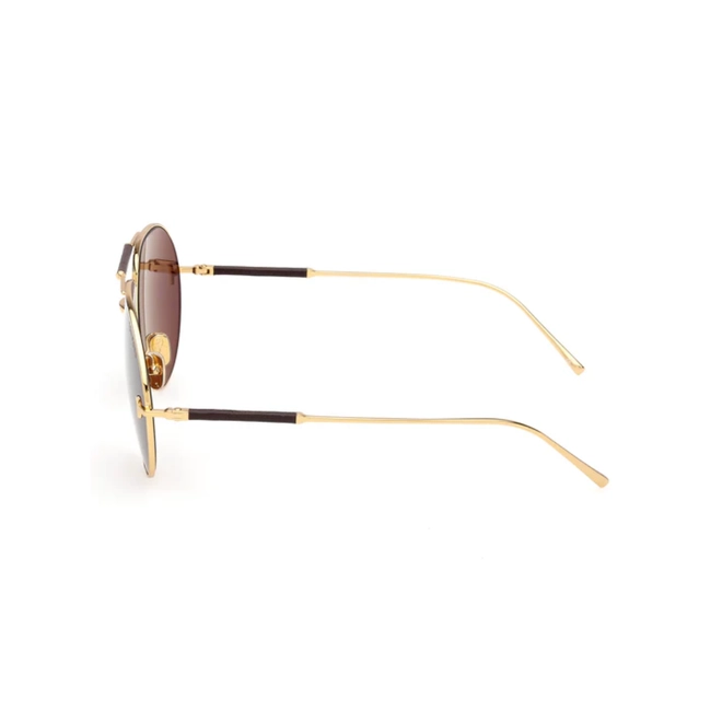 Óculos de Sol Tom Ford FT1308_6230E Metal Dourado com lentes na cor Marrom 3