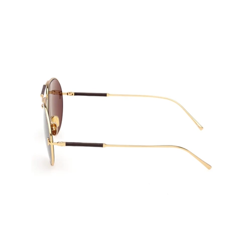 Óculos de Sol Tom Ford FT1308_6230E Metal Dourado com lentes na cor Marrom