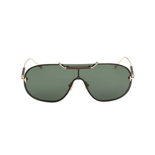 Óculos de Sol Tom Ford FT1309_0030N Metal Dourado com lentes na cor Verde