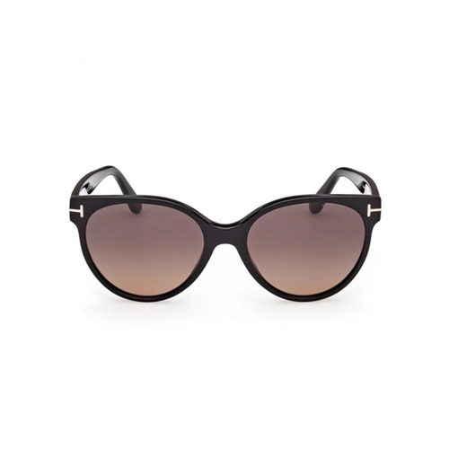Óculos de Sol Tom Ford FT1311_5601T Acetato Preto com lentes na cor Bordô Degradê