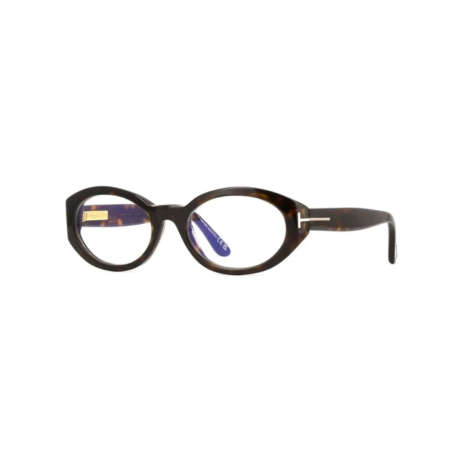 Óculos de Grau Tom Ford FT6067-B_54052 Acetato Marrom Mesclado 1